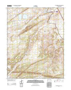 Walsenburg South Colorado Historical topographic map, 1:24000 scale, 7.5 X 7.5 Minute, Year 2013