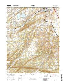 Walsenburg South Colorado Current topographic map, 1:24000 scale, 7.5 X 7.5 Minute, Year 2016