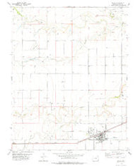 Walsh Colorado Historical topographic map, 1:24000 scale, 7.5 X 7.5 Minute, Year 1978
