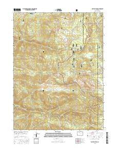 Walton Peak Colorado Current topographic map, 1:24000 scale, 7.5 X 7.5 Minute, Year 2016