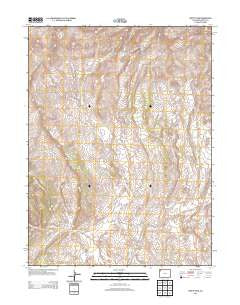 Wapiti Peak Colorado Historical topographic map, 1:24000 scale, 7.5 X 7.5 Minute, Year 2013