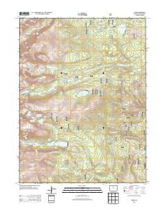 Ward Colorado Historical topographic map, 1:24000 scale, 7.5 X 7.5 Minute, Year 2013