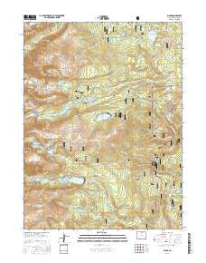 Ward Colorado Current topographic map, 1:24000 scale, 7.5 X 7.5 Minute, Year 2016