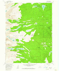 Ward Colorado Historical topographic map, 1:24000 scale, 7.5 X 7.5 Minute, Year 1957