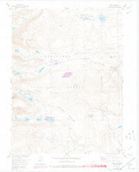 Ward Colorado Historical topographic map, 1:24000 scale, 7.5 X 7.5 Minute, Year 1957