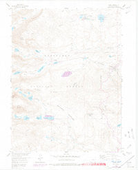 Ward Colorado Historical topographic map, 1:24000 scale, 7.5 X 7.5 Minute, Year 1957