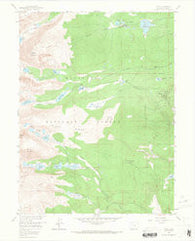 Ward Colorado Historical topographic map, 1:24000 scale, 7.5 X 7.5 Minute, Year 1957