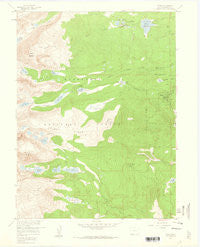 Ward Colorado Historical topographic map, 1:24000 scale, 7.5 X 7.5 Minute, Year 1957