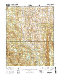 Washboard Rock Colorado Current topographic map, 1:24000 scale, 7.5 X 7.5 Minute, Year 2016