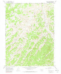 Water Canyon Colorado Historical topographic map, 1:24000 scale, 7.5 X 7.5 Minute, Year 1964