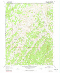 Water Canyon Colorado Historical topographic map, 1:24000 scale, 7.5 X 7.5 Minute, Year 1964