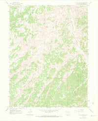 Water Canyon Colorado Historical topographic map, 1:24000 scale, 7.5 X 7.5 Minute, Year 1964