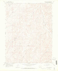 Water Canyon Colorado Historical topographic map, 1:24000 scale, 7.5 X 7.5 Minute, Year 1964