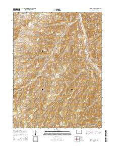 Water Canyon Colorado Current topographic map, 1:24000 scale, 7.5 X 7.5 Minute, Year 2016