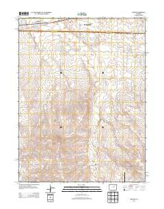Watkins Colorado Historical topographic map, 1:24000 scale, 7.5 X 7.5 Minute, Year 2013