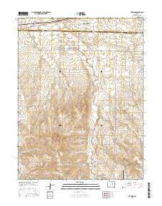 Watkins Colorado Current topographic map, 1:24000 scale, 7.5 X 7.5 Minute, Year 2016