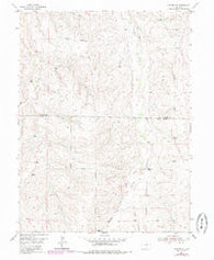 Watkins SE Colorado Historical topographic map, 1:24000 scale, 7.5 X 7.5 Minute, Year 1955