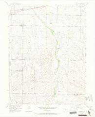 Watkins Colorado Historical topographic map, 1:24000 scale, 7.5 X 7.5 Minute, Year 1954