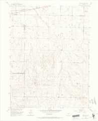 Watkins Colorado Historical topographic map, 1:24000 scale, 7.5 X 7.5 Minute, Year 1954