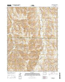 Watkins SE Colorado Current topographic map, 1:24000 scale, 7.5 X 7.5 Minute, Year 2016