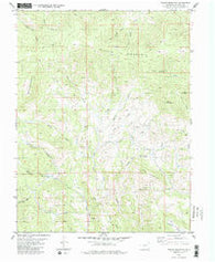 Waugh Mountain Colorado Historical topographic map, 1:24000 scale, 7.5 X 7.5 Minute, Year 1983