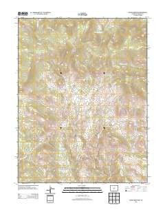Waugh Mountain Colorado Historical topographic map, 1:24000 scale, 7.5 X 7.5 Minute, Year 2013