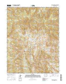 Waugh Mountain Colorado Current topographic map, 1:24000 scale, 7.5 X 7.5 Minute, Year 2016