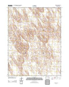 Wauneta Colorado Historical topographic map, 1:24000 scale, 7.5 X 7.5 Minute, Year 2013