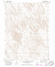 Wauneta Colorado Historical topographic map, 1:24000 scale, 7.5 X 7.5 Minute, Year 1971