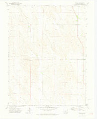 Wauneta Colorado Historical topographic map, 1:24000 scale, 7.5 X 7.5 Minute, Year 1971