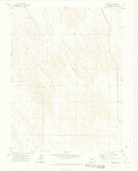 Wauneta Colorado Historical topographic map, 1:24000 scale, 7.5 X 7.5 Minute, Year 1971