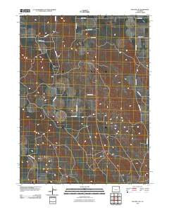 Wauneta NE Colorado Historical topographic map, 1:24000 scale, 7.5 X 7.5 Minute, Year 2010