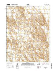 Wauneta NE Colorado Current topographic map, 1:24000 scale, 7.5 X 7.5 Minute, Year 2016