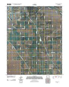 Waverly Colorado Historical topographic map, 1:24000 scale, 7.5 X 7.5 Minute, Year 2010