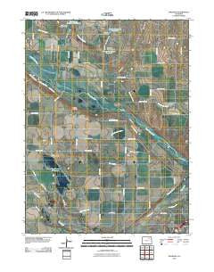 Weldona Colorado Historical topographic map, 1:24000 scale, 7.5 X 7.5 Minute, Year 2010