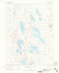 Wellington Colorado Historical topographic map, 1:24000 scale, 7.5 X 7.5 Minute, Year 1960