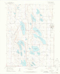 Wellington Colorado Historical topographic map, 1:24000 scale, 7.5 X 7.5 Minute, Year 1960