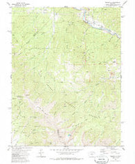 Wellsville Colorado Historical topographic map, 1:24000 scale, 7.5 X 7.5 Minute, Year 1980
