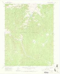 West Baldy Colorado Historical topographic map, 1:24000 scale, 7.5 X 7.5 Minute, Year 1962