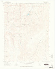 West Baldy Colorado Historical topographic map, 1:24000 scale, 7.5 X 7.5 Minute, Year 1962
