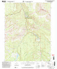 West Beckwith Mountain Colorado Historical topographic map, 1:24000 scale, 7.5 X 7.5 Minute, Year 2001