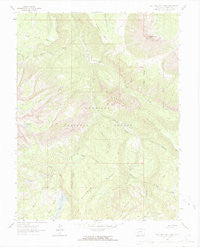 West Beckwith Peak Colorado Historical topographic map, 1:24000 scale, 7.5 X 7.5 Minute, Year 1964