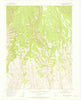 West Elk Peak SW Colorado Historical topographic map, 1:24000 scale, 7.5 X 7.5 Minute, Year 1954