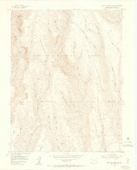 West Elk Peak SW Colorado Historical topographic map, 1:24000 scale, 7.5 X 7.5 Minute, Year 1954