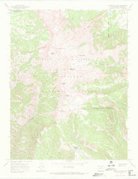 West Elk Peak Colorado Historical topographic map, 1:24000 scale, 7.5 X 7.5 Minute, Year 1965