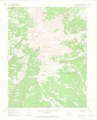 West Elk Peak Colorado Historical topographic map, 1:24000 scale, 7.5 X 7.5 Minute, Year 1965
