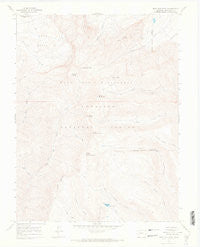 West Elk Peak Colorado Historical topographic map, 1:24000 scale, 7.5 X 7.5 Minute, Year 1965