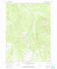 West Fork Lake Colorado Historical topographic map, 1:24000 scale, 7.5 X 7.5 Minute, Year 1962