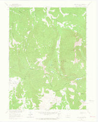 West Fork Lake Colorado Historical topographic map, 1:24000 scale, 7.5 X 7.5 Minute, Year 1962