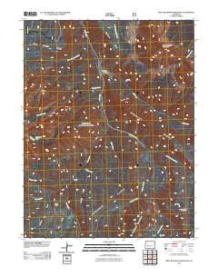 West Beckwith Mountain Colorado Historical topographic map, 1:24000 scale, 7.5 X 7.5 Minute, Year 2011